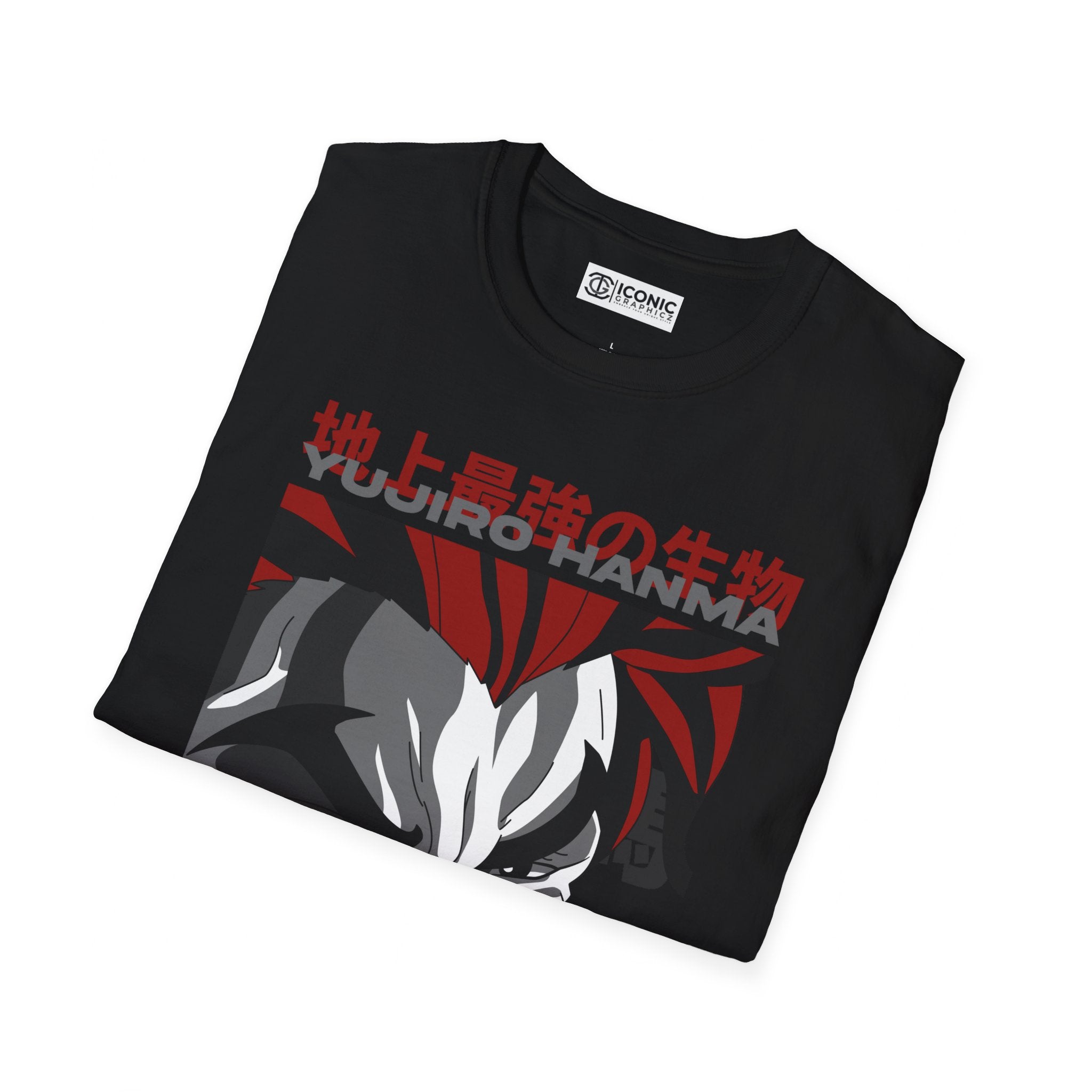 Hanma Yujiro Unisex Softstyle T-Shirt - IGZ Clothing 