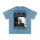 Micheal Myers Acid Wash Oversize T-Shirt