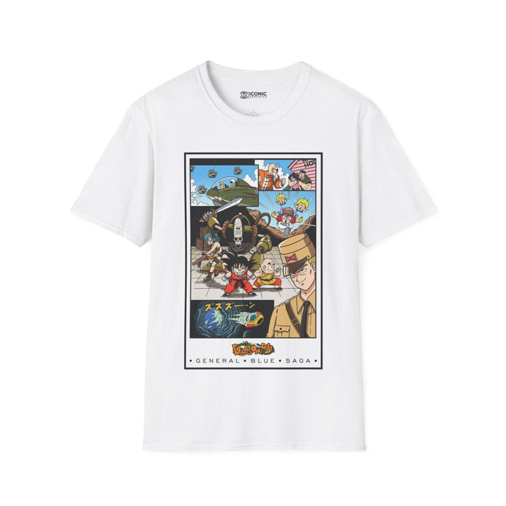 Dragonball General Blue Saga T-Shirt Printify