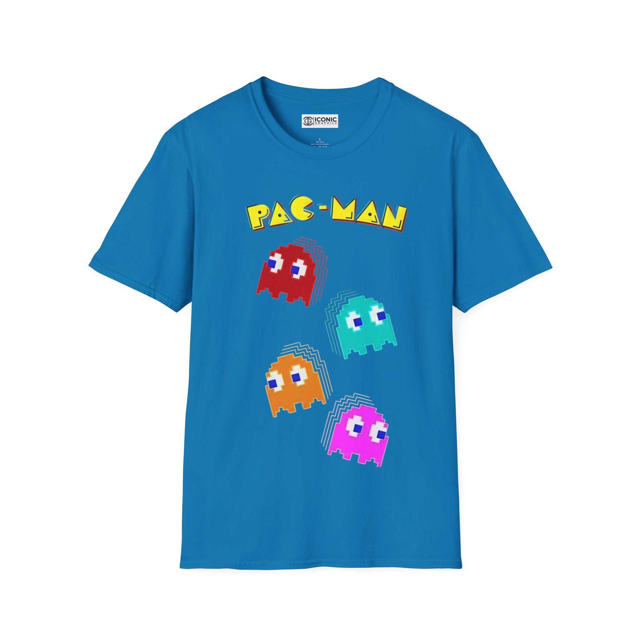 Pac Man Unisex Softstyle T-Shirt - IGZ Clothing 