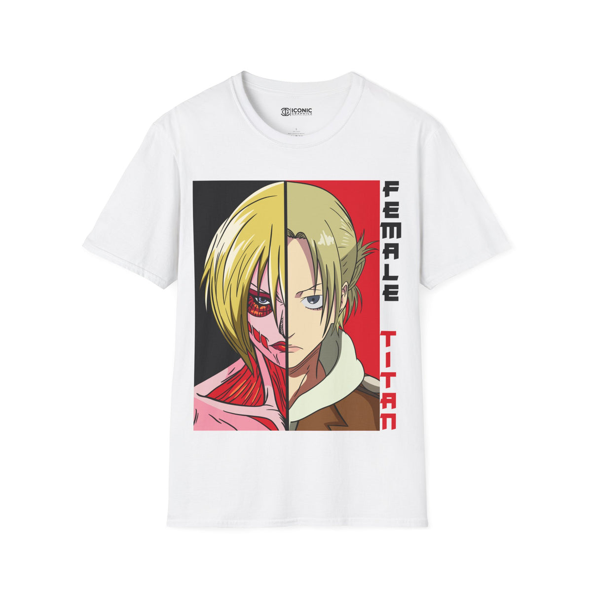 Annie Female titan Unisex Softstyle T-Shirt - IGZ Clothing 