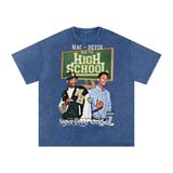 Snoop Dogg x Wizkhalifa Acid Wash Oversize T-Shirt