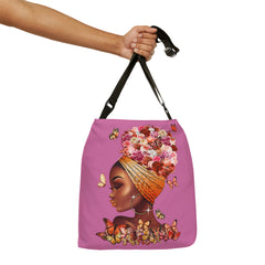 Ebony Beauty Adjustable Tote Bag (AOP) - IGZ Clothing 