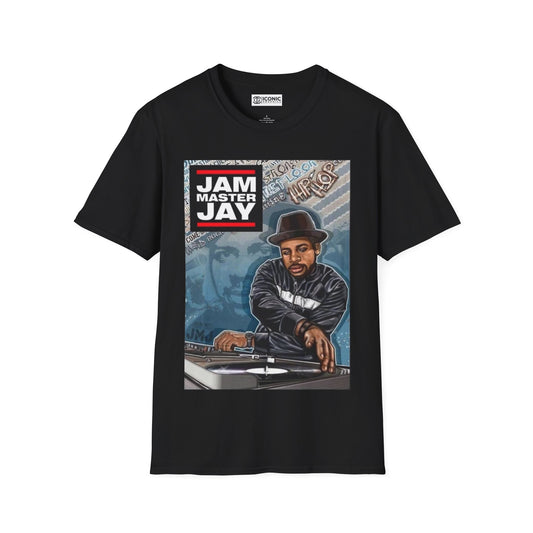 Jam Master Jay Unisex Softstyle T-Shirt - IGZ Clothing 