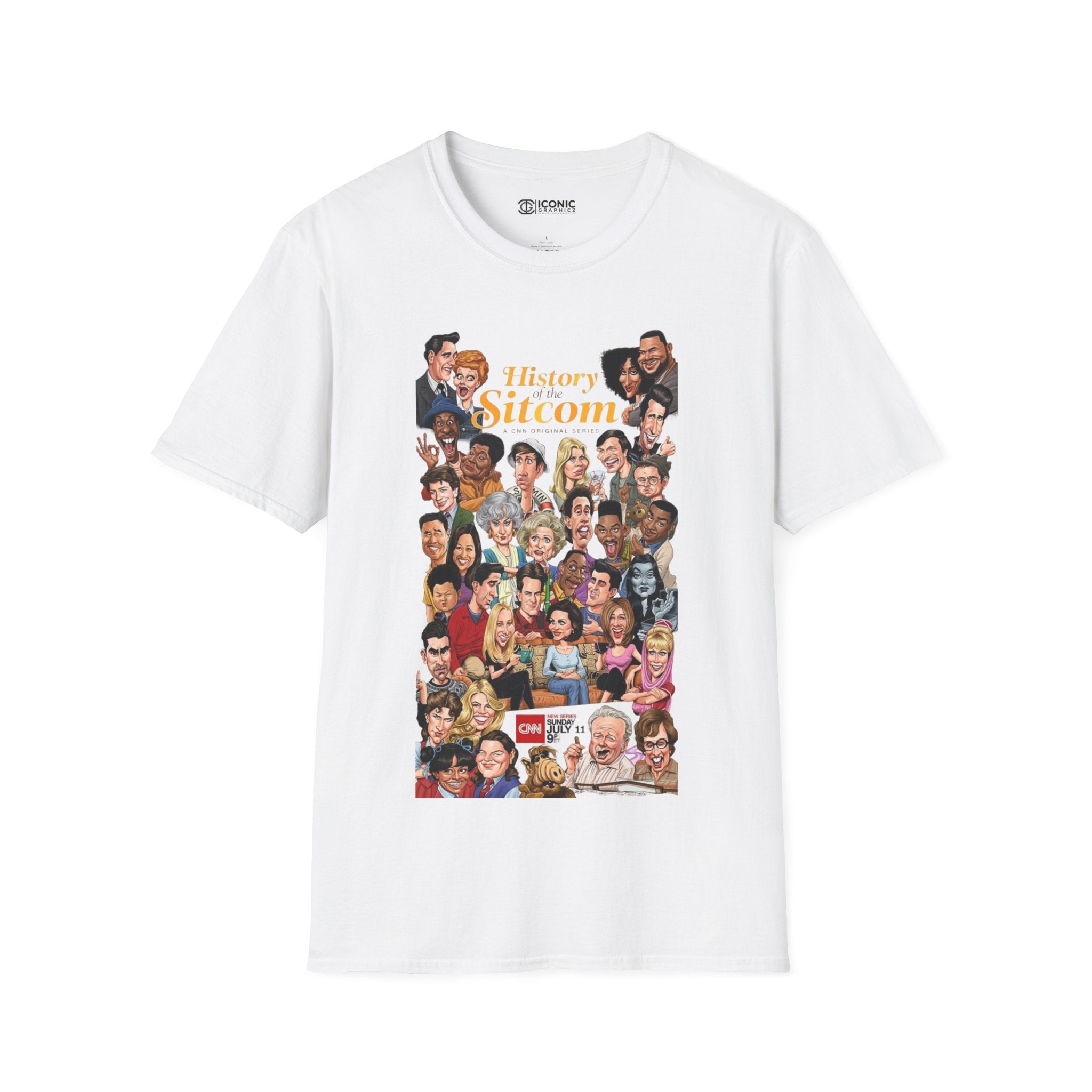 History of sitcom Unisex Softstyle T-Shirt - IGZ Clothing 