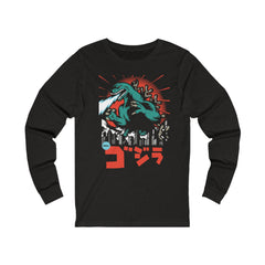 Godzilla Unisex Jersey Long Sleeve Tee - IGZ Clothing 