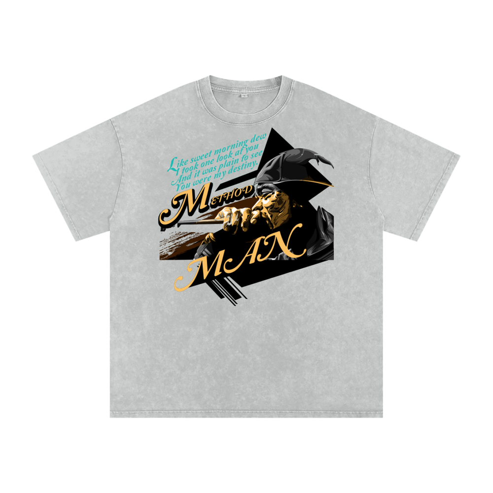 Method Man Acid Wash Oversize T-Shirt