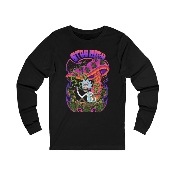 Rick and Morty Unisex Jersey Long Sleeve Tee - 