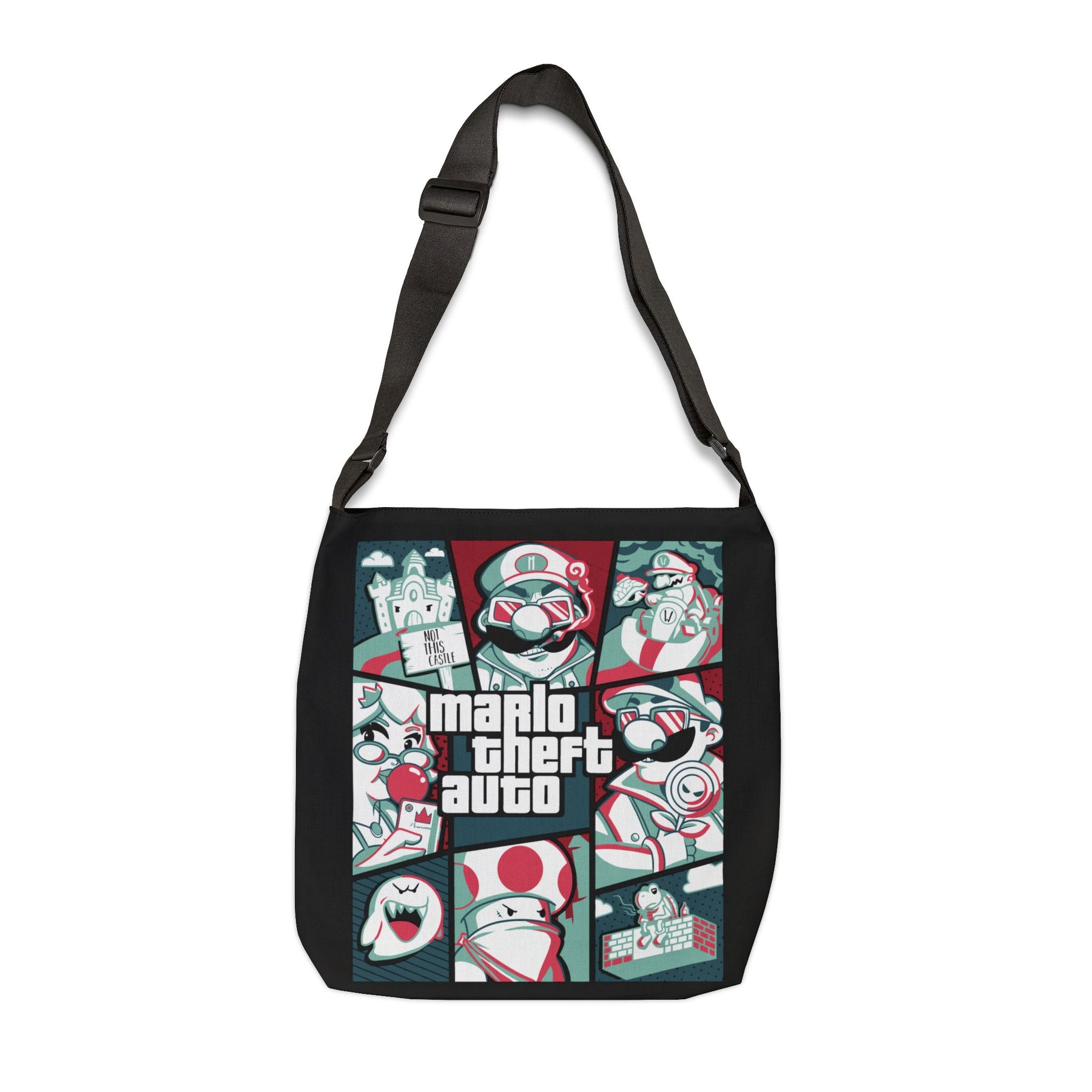 SuperMario Adjustable Tote Bag (AOP) - 