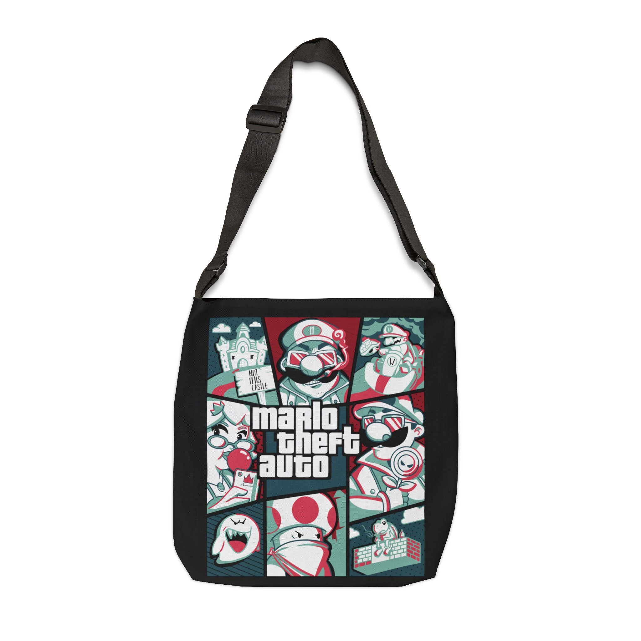 SuperMario Adjustable Tote Bag (AOP)