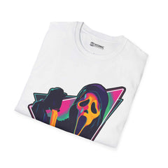 Ghost Face Unisex Softstyle T-Shirt - IGZ Clothing 