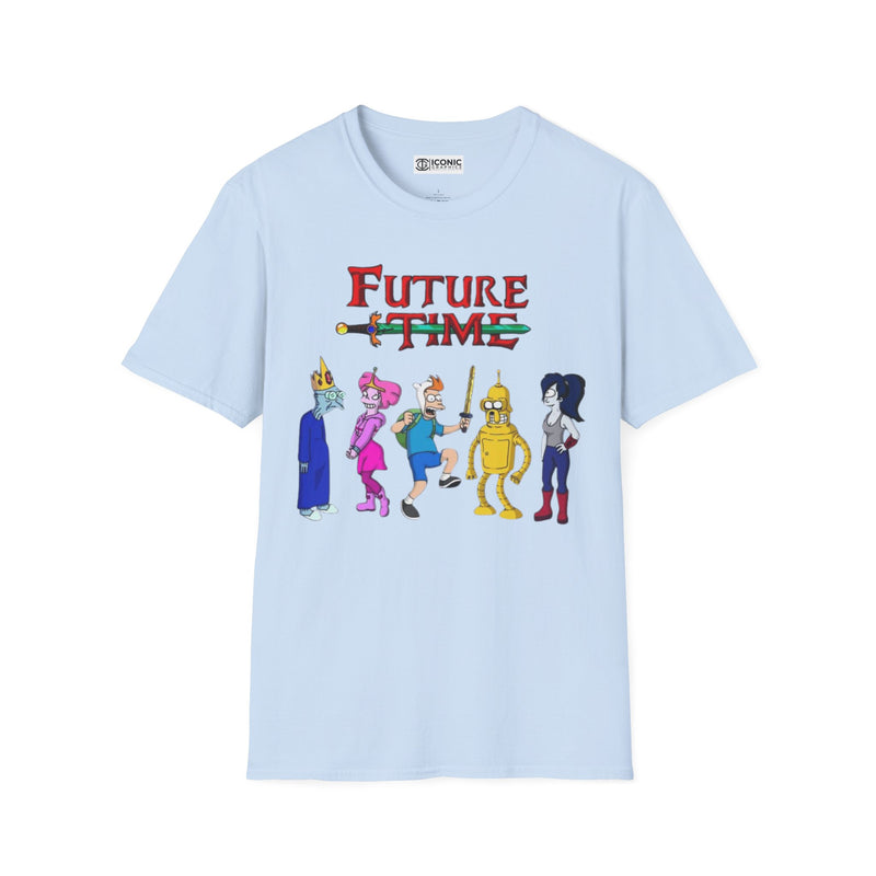 Futurama and Adventure time parody Unisex Softstyle T-Shirt - IGZ Clothing 