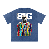 Biggie Acid Wash Oversize T-Shirt - 250 GSM