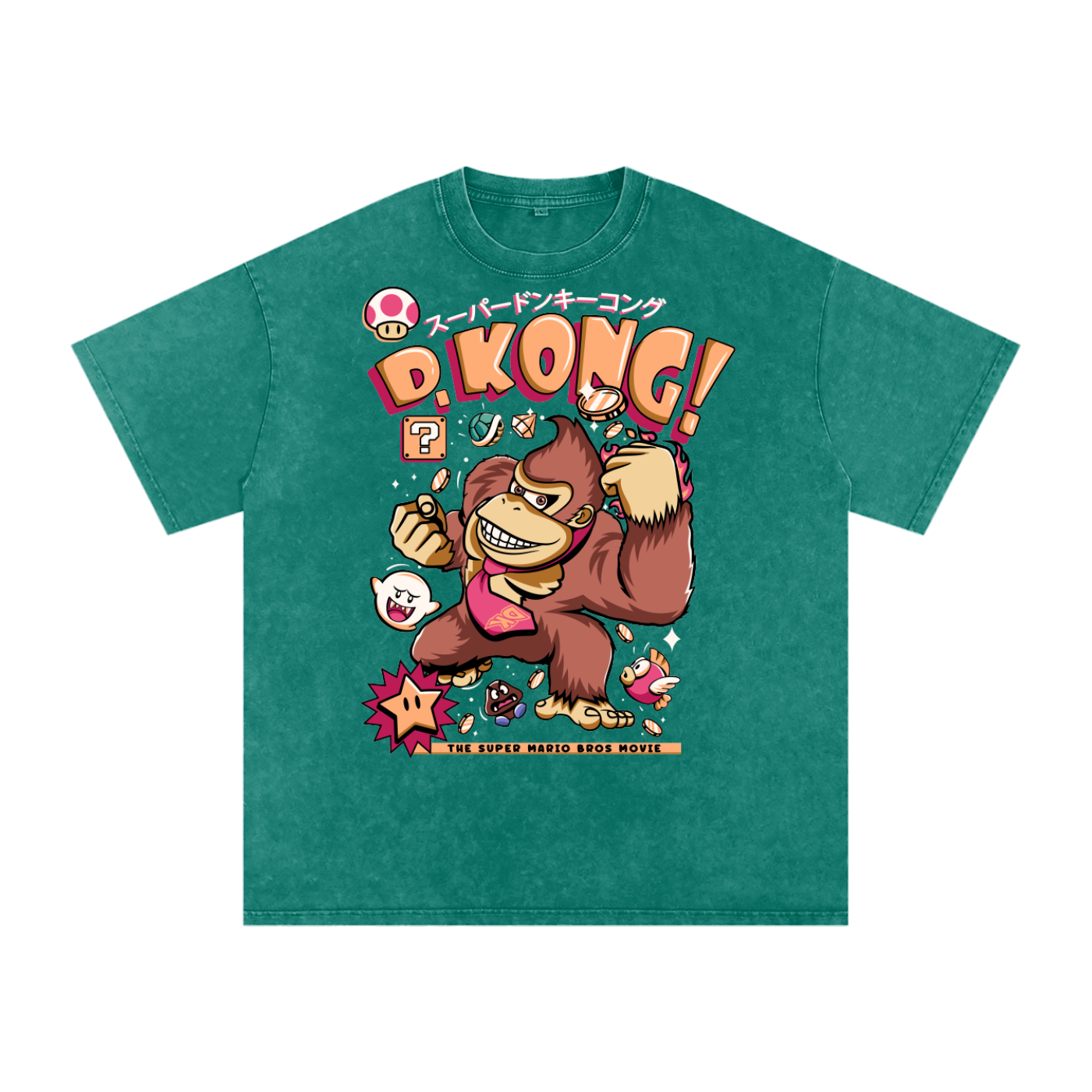 Donkey Kong Acid Wash Oversize T-Shirt