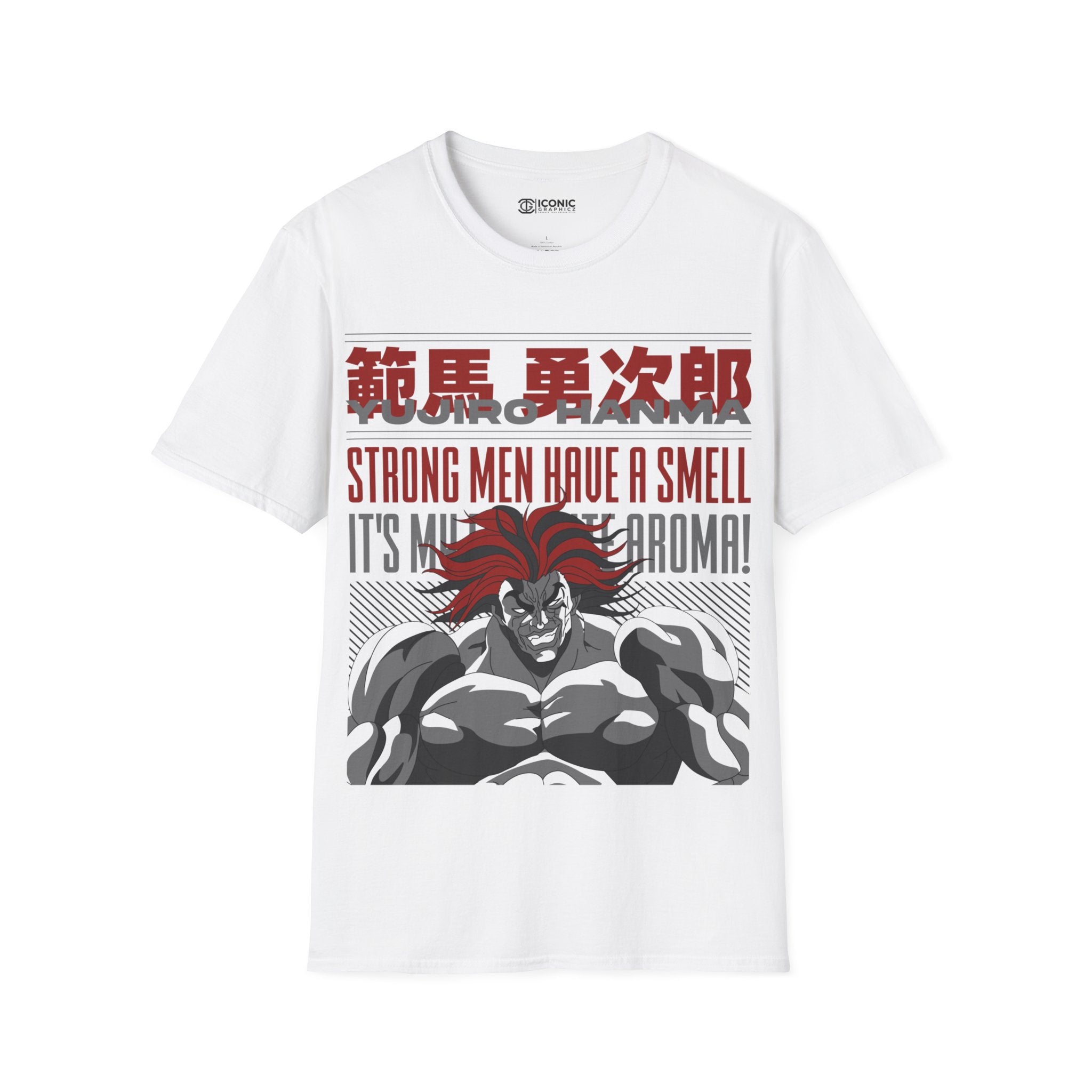 Hanma Yujiro Unisex Softstyle T-Shirt - IGZ Clothing 