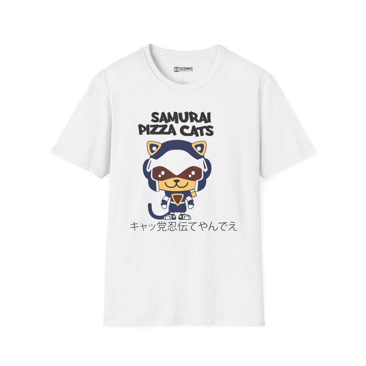 Samurai Pizza Cat Unisex Softstyle T-Shirt