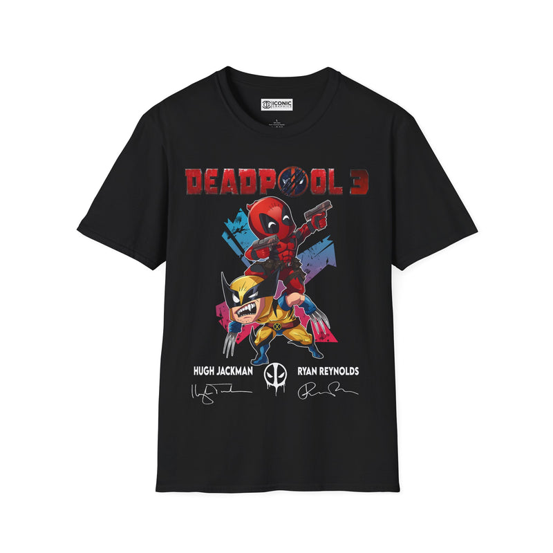 Deadpool and Wolverine Unisex Softstyle T-Shirt - IGZ Clothing 