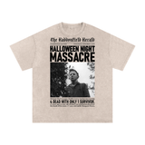 Micheal Myers Acid Wash Oversize T-Shirt