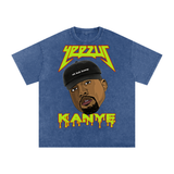Kanye West Acid Wash Oversize T-Shirt