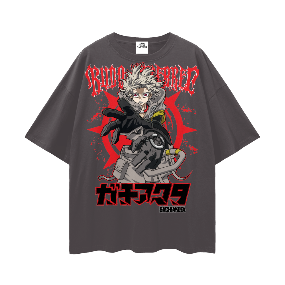 Rudo Gachiakuta Streetwear Loose Drop Shoulder T-Shirt