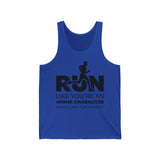 Anime Fitness Unisex Jersey Tank Printify