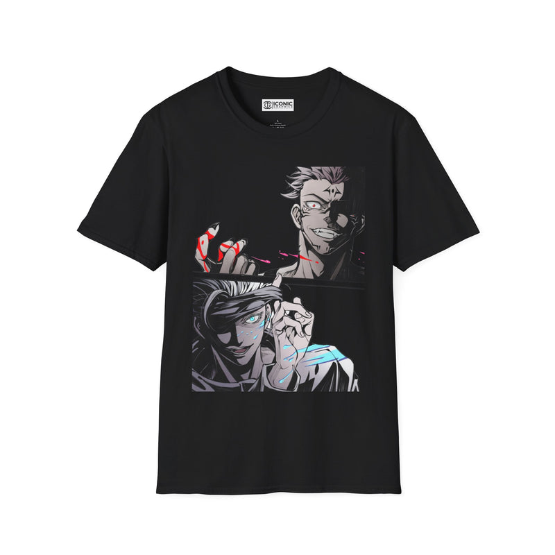 Gojo and Sukuna Unisex Softstyle T-Shirt - IGZ Clothing 