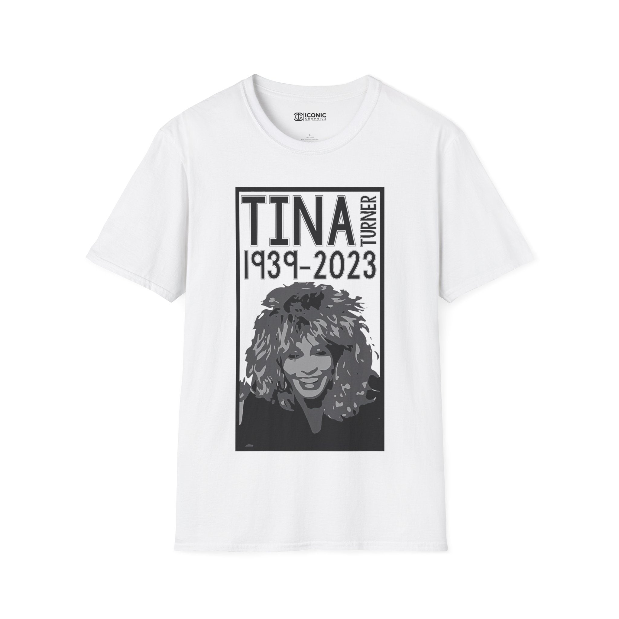 Tina Turner Unisex Softstyle T-Shirt - IGZ Clothing 