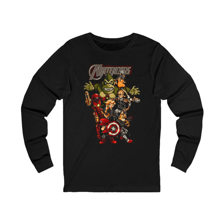 Avengers Jersey Long Sleeve Tee Printify