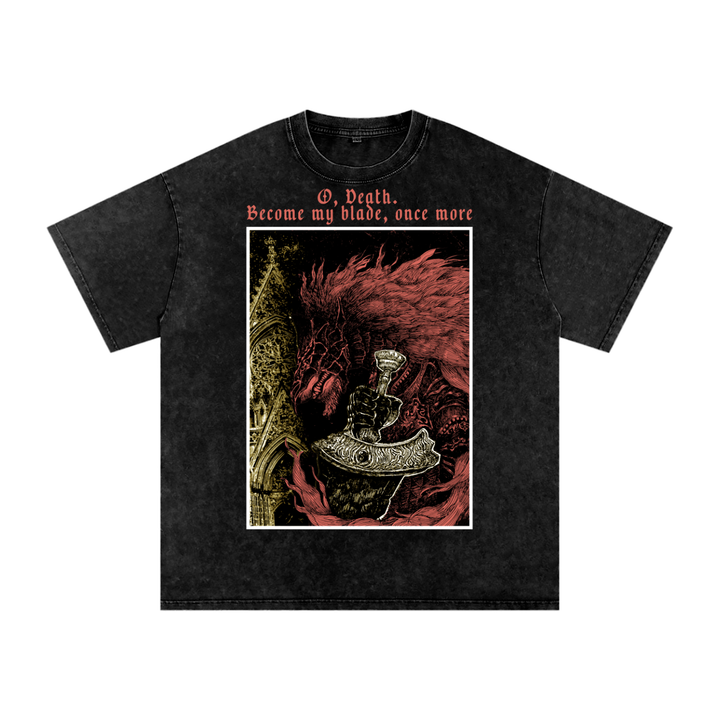 Elden Ring Acid Wash Oversize T-Shirt