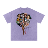 Beyonce Cowboy Carter Acid Wash Oversize T-Shirt