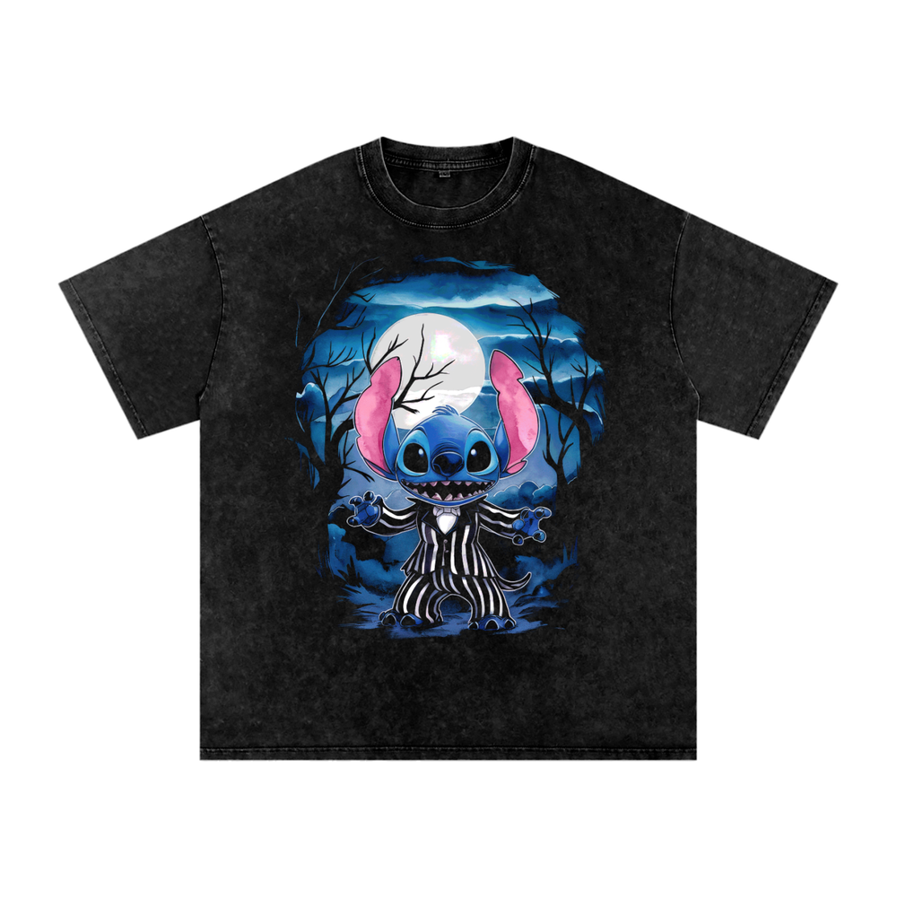 Stitch Acid Wash Oversize T-Shirt