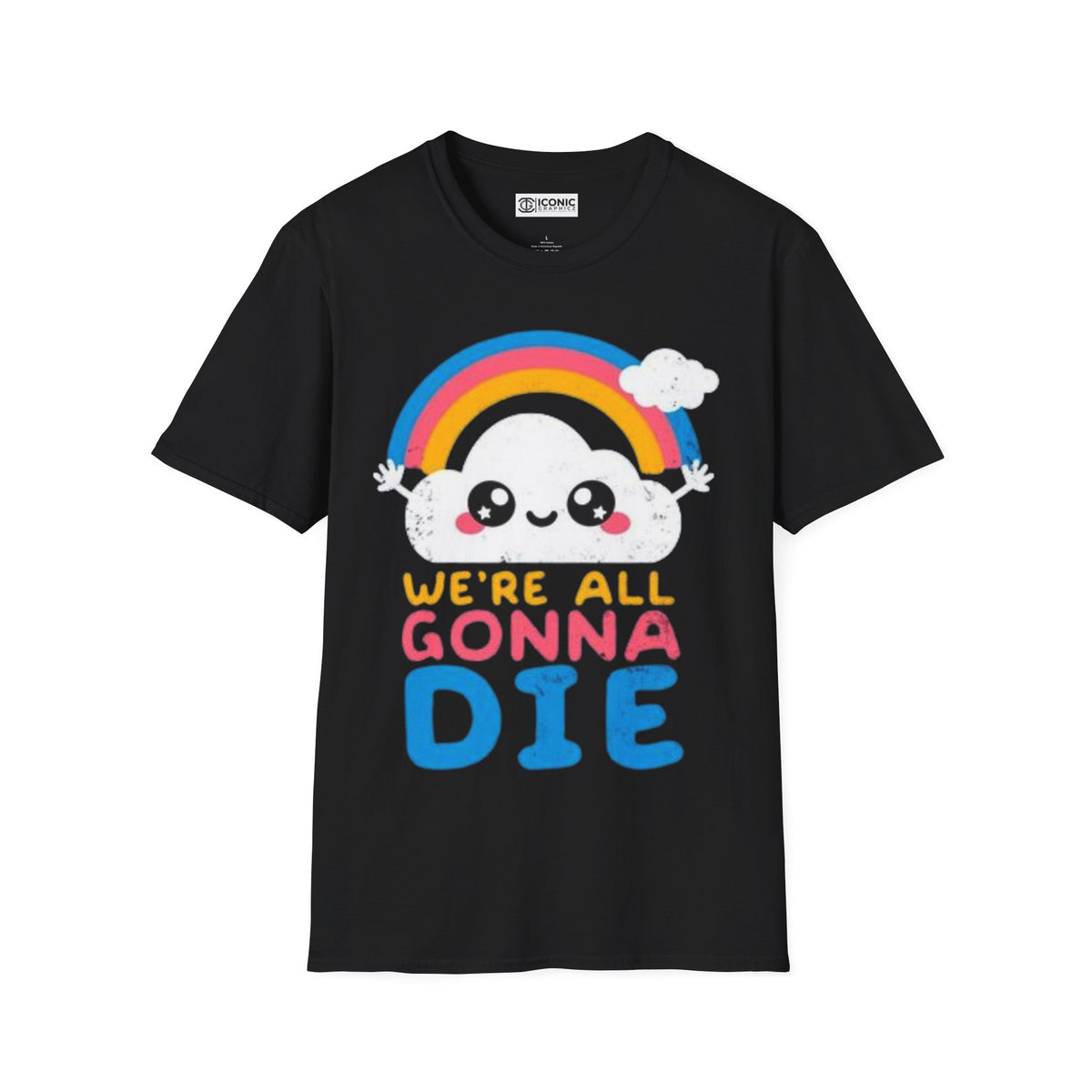 Cute Cloud Unisex Softstyle T-Shirt - IGZ Clothing 