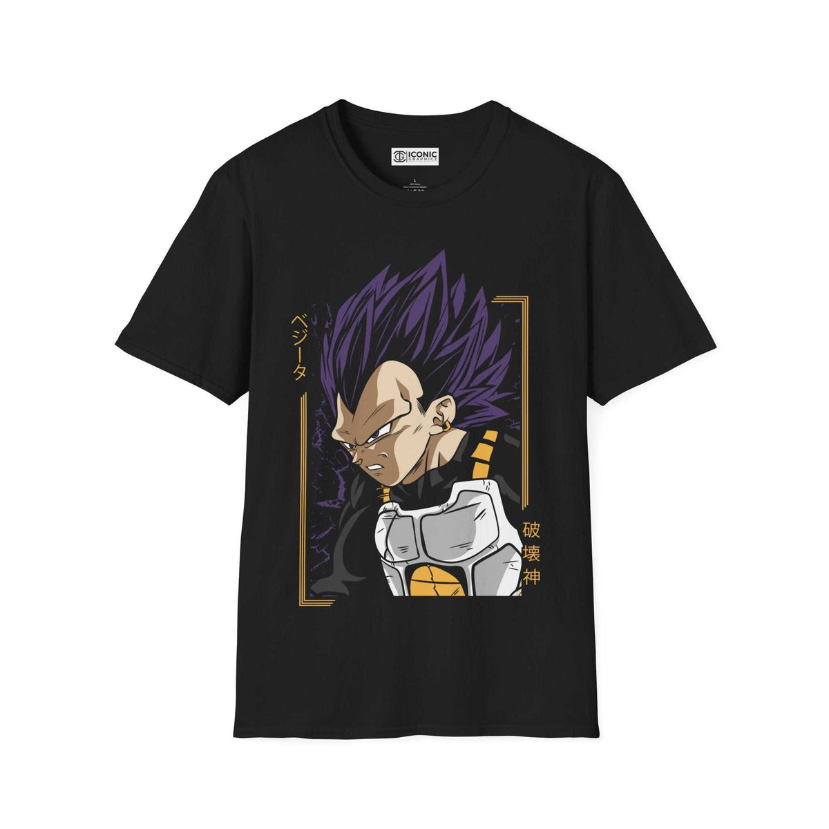 Vegeta Unisex Softstyle T-Shirt - IGZ Clothing 