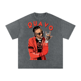 Quavo Acid Wash Oversize T-Shirt