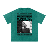 Micheal Myers Acid Wash Oversize T-Shirt