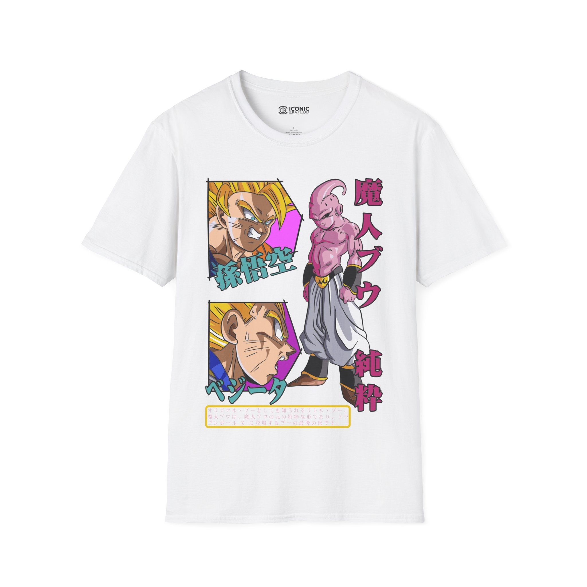 Goku and Vegeta vs Majin Buu Dragonball T-Shirt