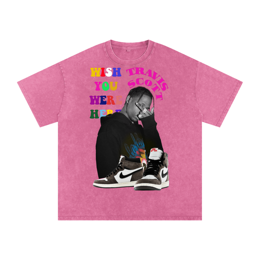 Travis Scott Acid Wash Oversize T-Shirt