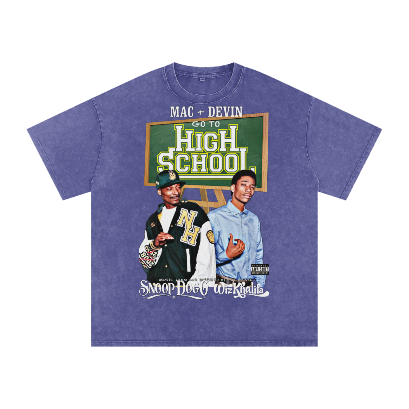 Snoop Dogg x Wizkhalifa Acid Wash Oversize T-Shirt