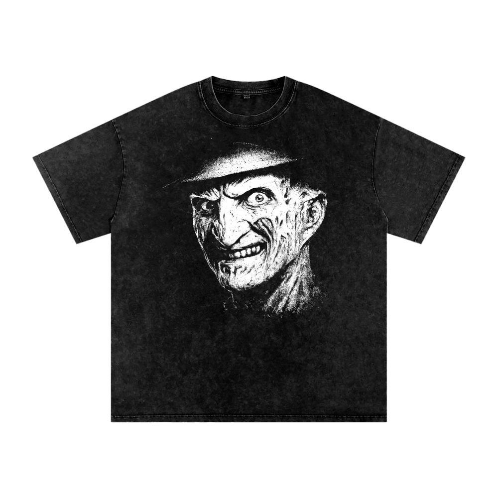 Freddy Krueger Acid Wash Oversize T-Shirt
