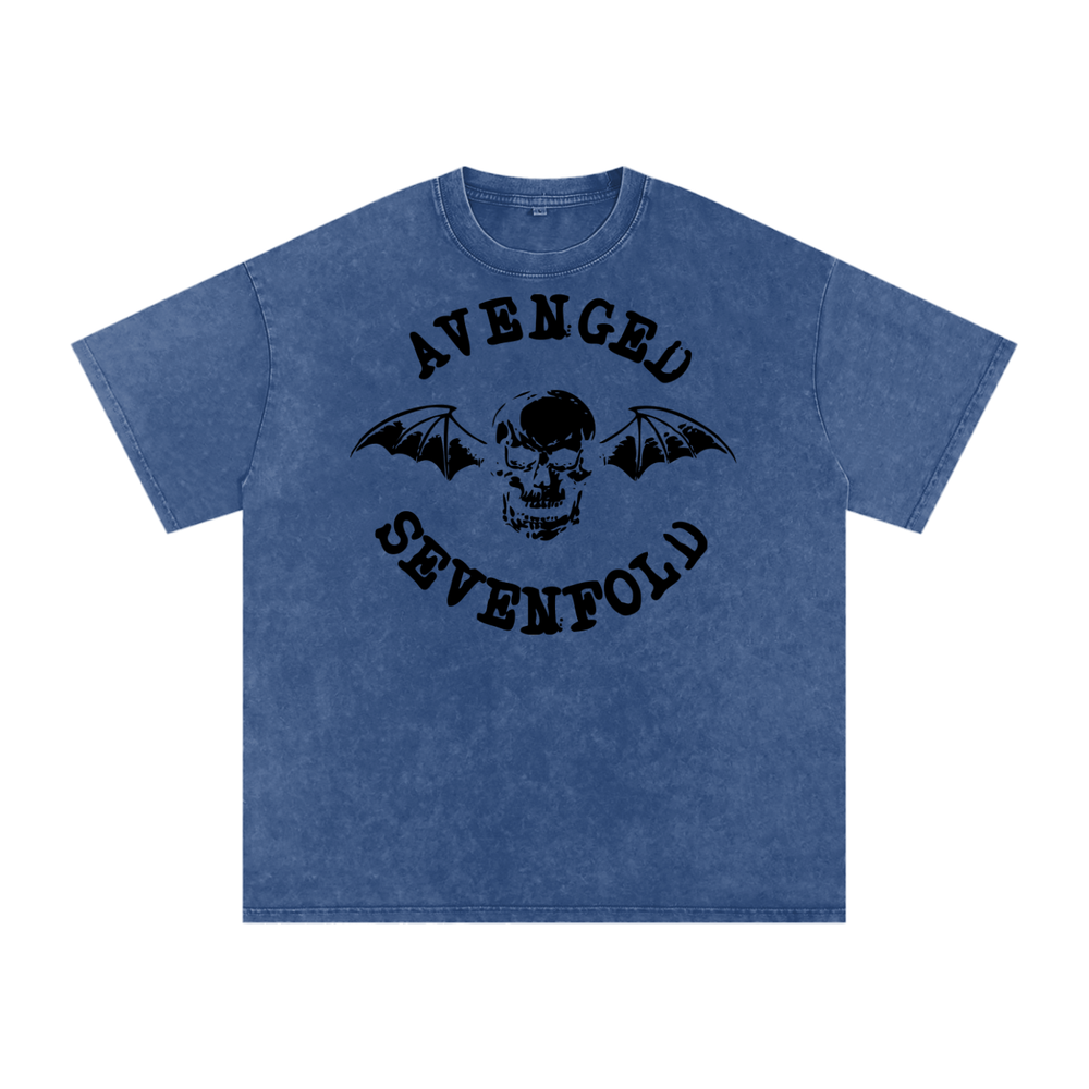 Avenged Sevenfold Acid Wash Oversize T-Shirt