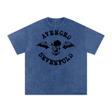 Avenged Sevenfold Acid Wash Oversize T-Shirt