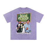 Snoop Dogg x Wizkhalifa Acid Wash Oversize T-Shirt