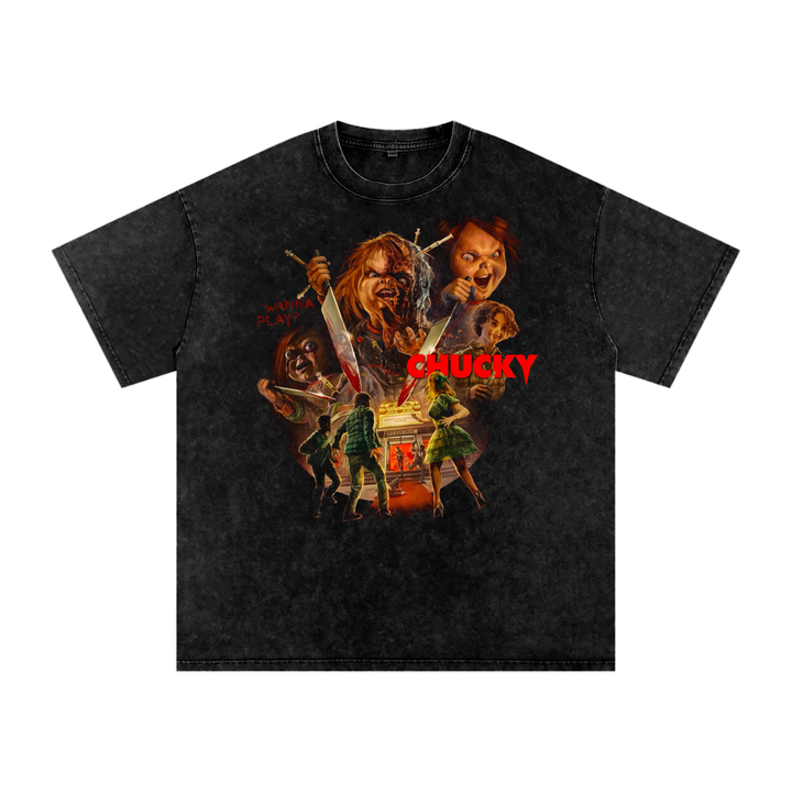 Chucky Acid Wash Oversize T-Shirt