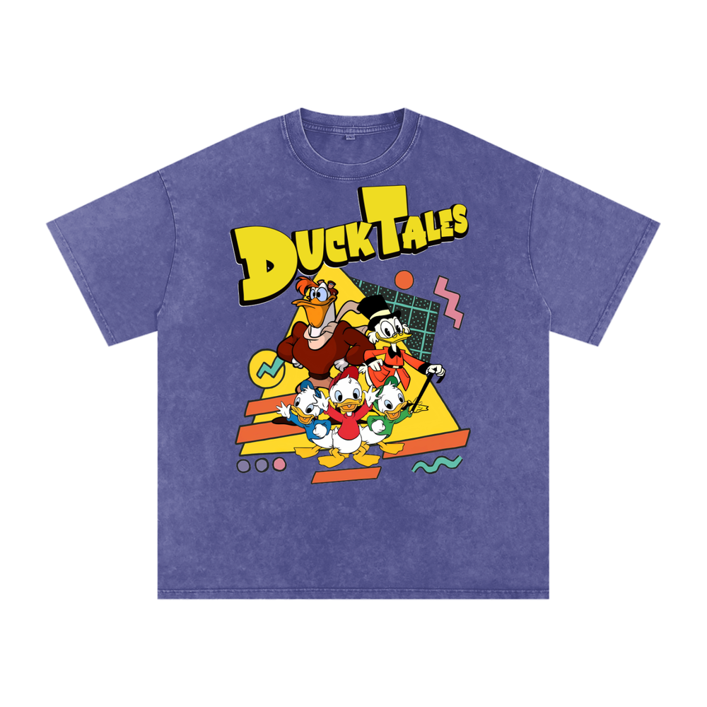 Duck Tales Acid Wash Oversize T-Shirt