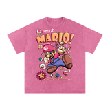 Mario Acid Wash Oversize T-Shirt