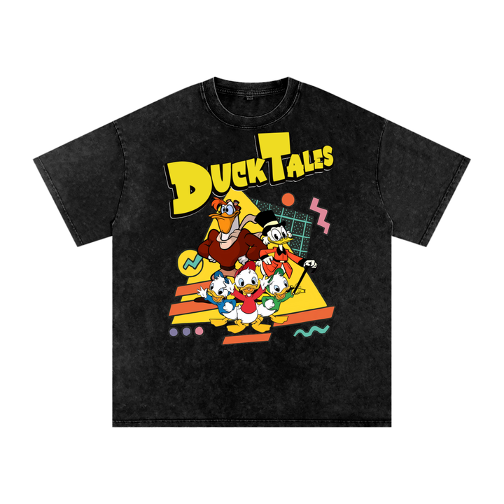 Duck Tales Acid Wash Oversize T-Shirt