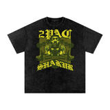 Tupac Shakur Acid Wash Oversize T-Shirt