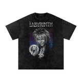 Labyrinth Acid Wash Oversize T-Shirt