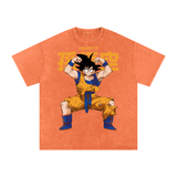 Goku Dragon ball Acid Wash Oversize T-Shirt