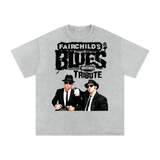 Blues Brothers Acid Wash Oversize T-Shirt